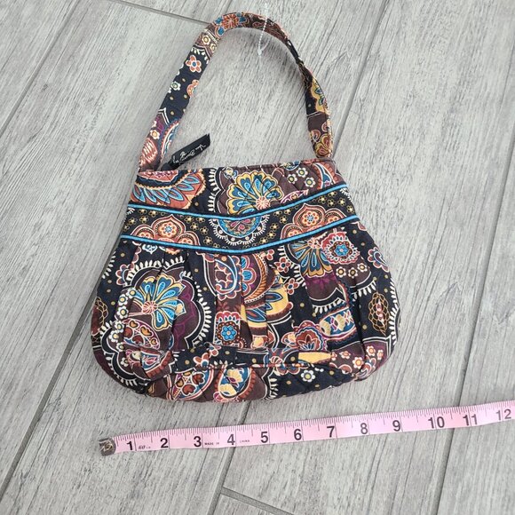 Vera Bradley Hannah small handbag purse Kensington brown floral - Picture 5 of 7